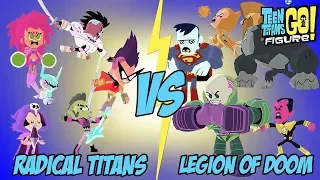 RADICAL TITANS VS LEGION OF DOOM - Teen Titans GO! Figure Gameplay