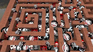 NEW NICO'S OBUNGA FAMILY in MAZE!! Nextbot - Garry's Mod! #69