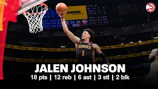 Jalen Johnson showcases all-around game in Win over Clippers
