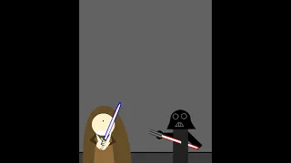 When the lightsaber is being held the wrong way (Star Wars) #shorts