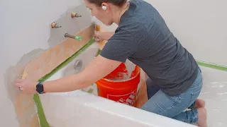 Waterproofing a Bathtub Shower Walls Before Tiling