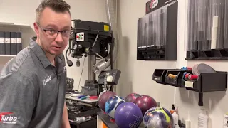 My complete process of drilling bowling balls by PBA Champion and Professional Osku Palermaa