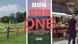 EVERY BBC ONE IDENT ON 1ST APRIL 2022 | ONENESS - LENS | BBC ONE