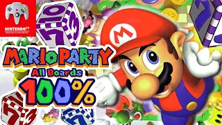 Mario Party All Boards on Nintendo Switch - 100% Longplay Full Game Walkthrough Gameplay Guide