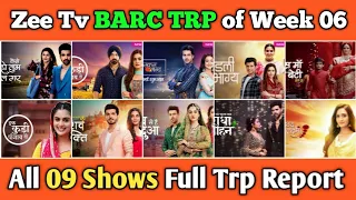 Zee Tv BARC TRP Report of Week 06 : All 09 Shows Full Trp Report