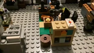 The Office Lego Set - Stop Motion Movie - Jell-O Stapler