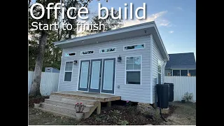 I built an epic home office in my backyard - start to finish
