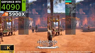 Horizon Zero Dawn Benchmark | RTX 4090 4K Native vs DLSS | Ryzen 9 5900X