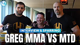 Greg MMA vs Matthieu Letho Duclos et Daniel Woirin - Interview & Sparring