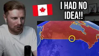 Reaction To Canada & The United States' Bizarre Border