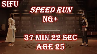 SIFU - SPEED RUN!!!! FINISHED in 37 Minutes Age 25 (Personal Best)  - NG+ FULL GAME - 4K60p