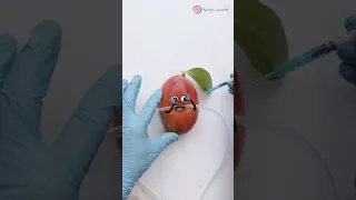 Mango kidney transplant🥭 - GOES TERRIBLY BAD😱💀 #fruitsurgery #food #foodsurgery