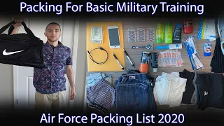 Packing For Basic Military Training 2020 | Air Force BMT Packing List