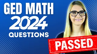 GED MATH 2024 - NEW - Pass the GED TEST with EASE