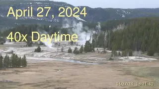 April 27, 2024 Upper Geyser Basin Daytime Streaming Camera Archive