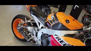 2009 Honda CBR 1000rr Repsol Edition.  Does this Two Brothers Exhaust sound great or what?