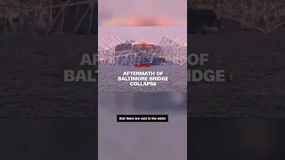 Aftermath of Baltimore bridge collapse