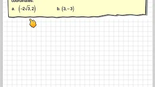 Converting cartesian coordinates into polar coordinates