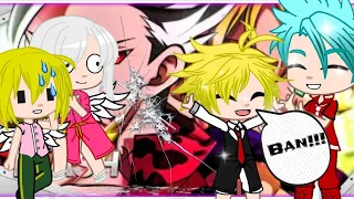 [Sorada] Reagindo ao Rap do Meliodas e  Ban [Além do Purgatório] Gacha Club