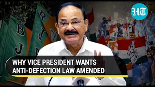 Why Venkaiah Naidu wants anti-defection law amended; Curb 'menace' of turncoat politics