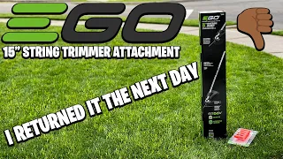 EGO Power+ 15" String Trimmer Attachment ~ Watch this before you buy! ~ Multi-Head system review