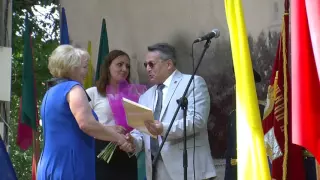 Торжественная церемония, посвящённая Дню города  2016, поздравление Главы города Вышний Волочёк А  В