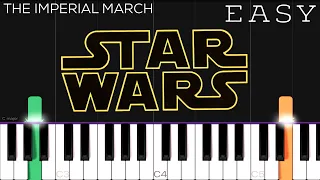 Star Wars - The Imperial March | EASY Piano Tutorial