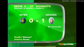 2011-12 (23^ - 12-02-2012) INTER-Novara 0-1 [A.Caracciolo] Servizio SportItalia1