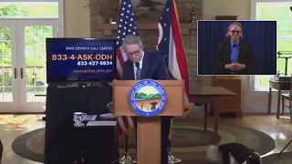 State of Ohio Governor DeWine full media conference addressing coronavirus in Ohio 9/24/2020.