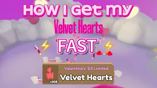 How I Get My Velvet Hearts FAST - TIPS AND TRICKS - New Outfit?!?! - Wild Horse Islands