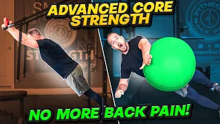 3 Advanced Core Strength And Stability Exercises | PERFECT for herniated discs!