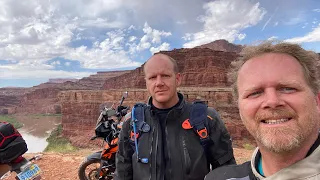 Ktm 390 adventure & EXC 500 in Moab, white rim trail