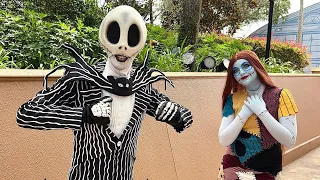 Jack Skellington & Sally Meet and Greet at Epcot in Advance of 2023 Halloween Season - Disney World