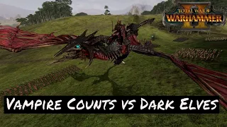 EL SYF - Vampire Counts vs Dark Elves - Multiplayer battle - Total War: Warhammer 2