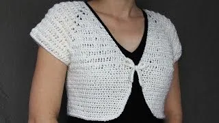 How to crochet a women's short top - video tutorial with detailed instruction with Spanish subtitles