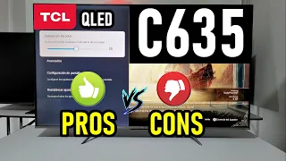 TCL C635 QLED with VA Panel: PROS AND CONS / Smart TV 4K Google TV Dolby Vision