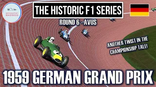 German Grand Prix - AVUS | 1959 Round 6 | Historic F1 Series