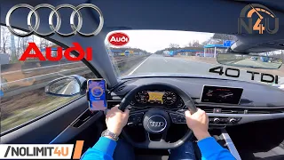 Audi A4 40TDI (B9), Review, Top Speed on German AUTOBAHN