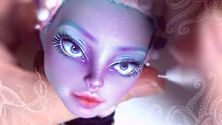 Mermaid Face up details! Monster High Doll Repaint Part1