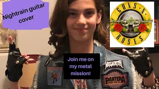 Zach Glantz Guitarist cover’s Nightrain by Guns N Roses age 11