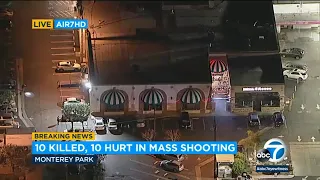 10 killed, 10 hurt in Monterey Park mass shooting, police say
