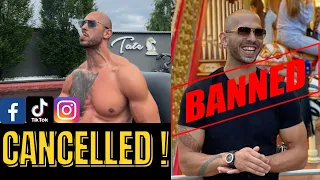 Andrew Tate Banned From Tik Tok, Instagram and Facebook