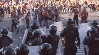 Violenta protesta en México