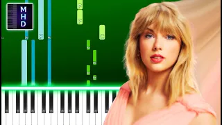 Taylor Swift - coney island ft. The National (Piano Tutorial Easy)