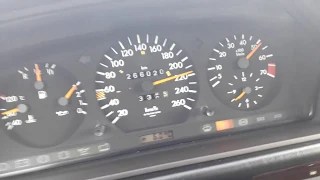 W124, C124 320 0-240 km/h top speed 5 gear