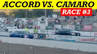 2020 Honda Accord Sport 2.0T vs. 2017 Camaro V6: Race #3