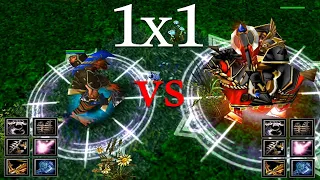 Troll warlord vs Legion Commander | 25 Level Same item | WHO WILL WIN?