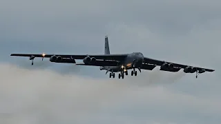 RAF Fairford/Brize B52s emergency and red arrows 31/05/24