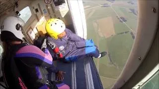 Static Line Parachute jump, Netheravon 2014