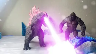 GodzillaxKong vs Shimo - STOP MOTION ANIMATION (ft Skar King?)